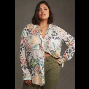 Brand New PILCRO The Romy Relaxed Buttondown Shirt